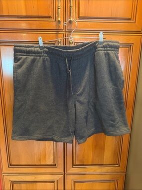 Goodfellow & Co Black Fleece Drawstring Athletic Shorts